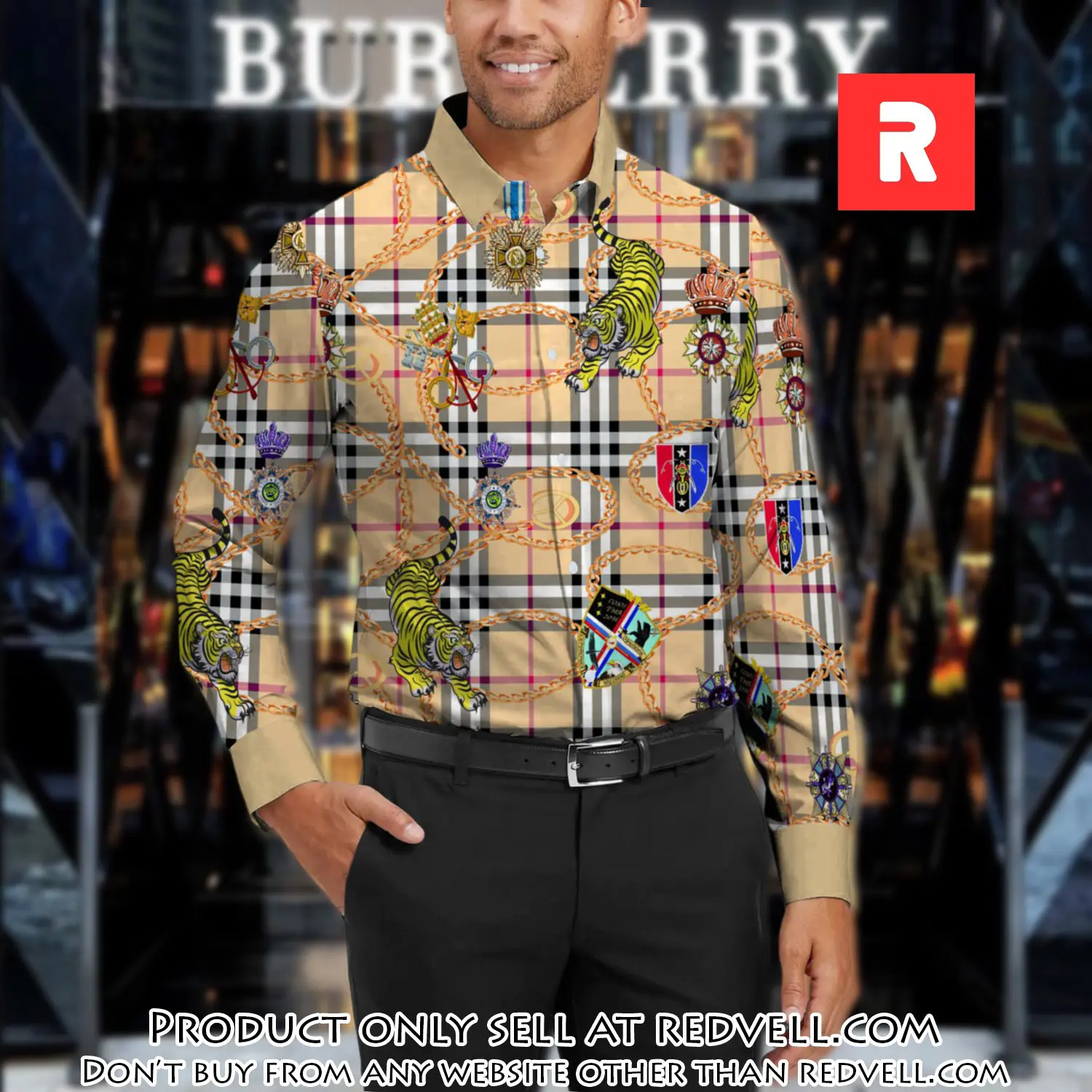 Burberry long sleeves button down shirt for elegant men lsb1010 rv5331188